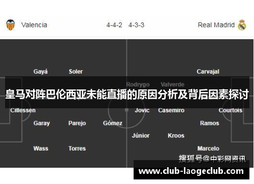 皇马对阵巴伦西亚未能直播的原因分析及背后因素探讨 皇马对阵巴伦西亚未能直播的原因分析及背后因素探讨